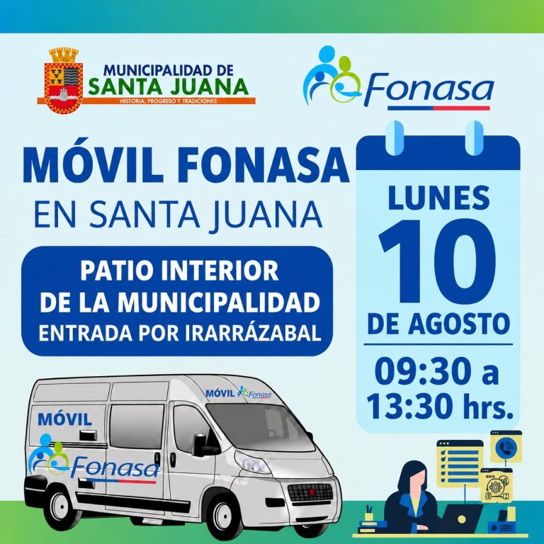 📢 ¡Atención vecinas y vecinos de Santa Juana! 🏥✨