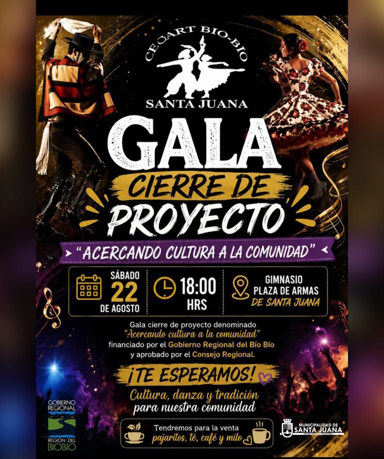 🎭✨ ¡GRAN GALA DE CIERRE: “ACERCANDO CULTURA A LA COMUNIDAD”! 🎶💃