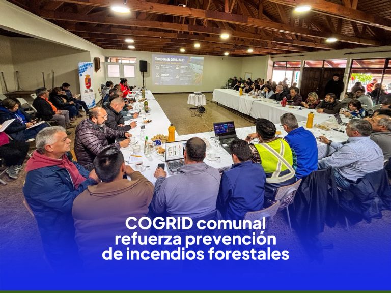 Durante esta jornada se llevó a cabo el COGRID comunal, una instancia fundamental donde se abordaron diversos puntos estratégicos en torno a la prevención de incendios forestales.