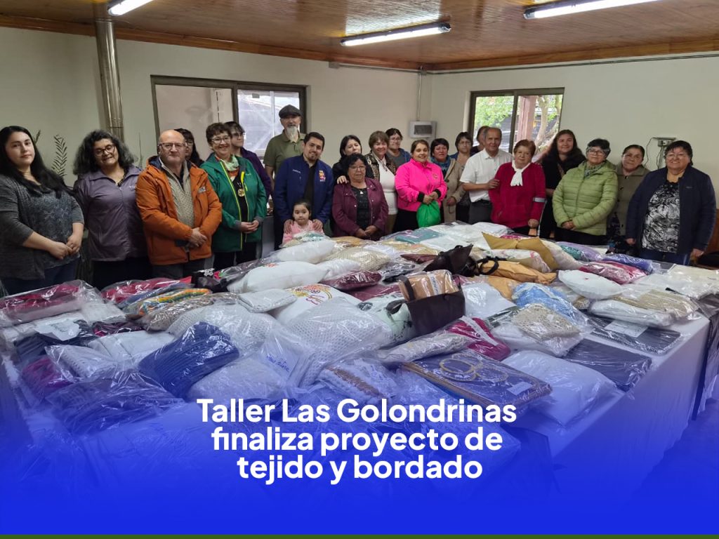 Tejiendo amistades y creando sueños es el nombre del proyecto que las integrantes del Taller Laboral Las Golondrinas llevan desarrollando desde hace unos años