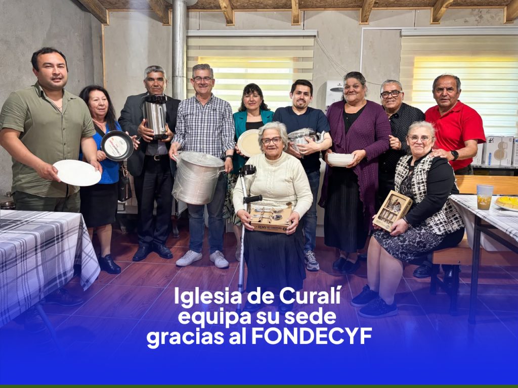 📍 La Iglesia Evangélica “Renacer Valle de Curalí” concretó la adquisición de diversos implementos para equipar la cocina de su sede comunitaria, entre ellos ollas, juegos de loza y termo, gracias al proyecto financiado por el Fondo de Desarrollo Cultural y Folclor (FONDECYF).