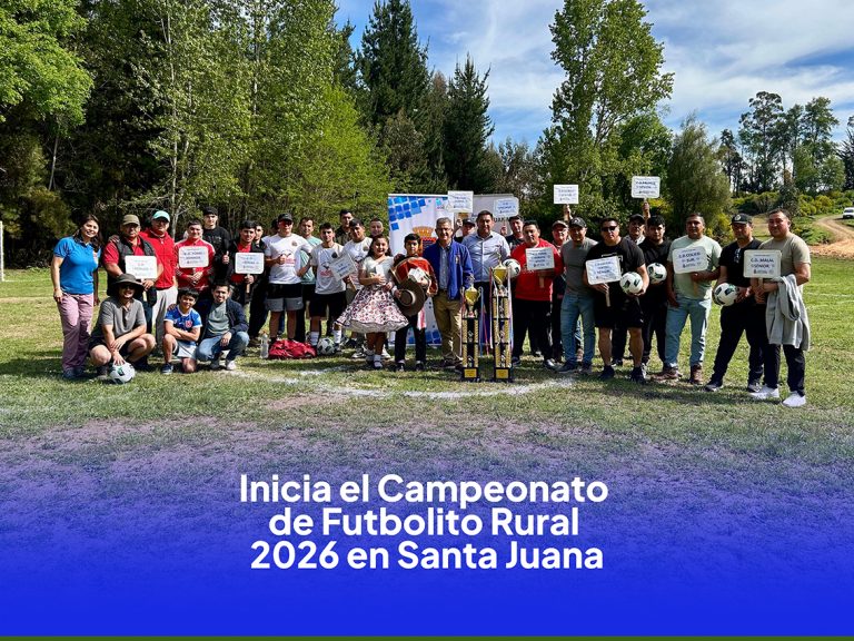 En la cancha de don Manuel Velázquez Clubes Deportivos de Santa Juana dieron inicio al emblemático Campeonato de Futbolito Rural 2026.